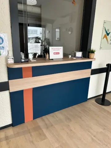 Comptoir de réception