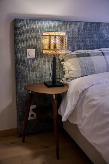 Tête de lit en tissu